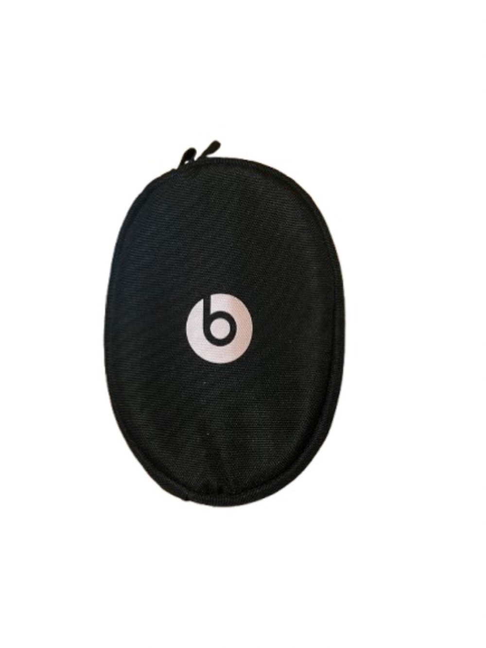 Beats by Dre Black Oval Soft Zippered Carrying Case with Logo